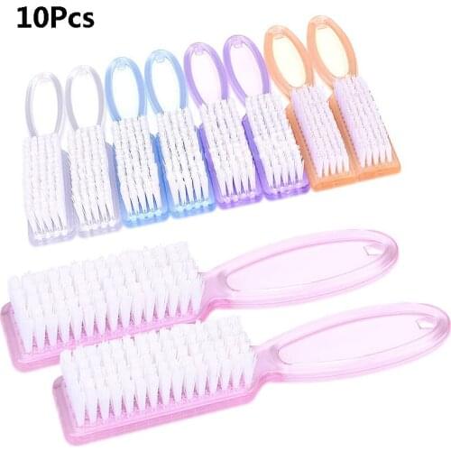 10Pcs/set Nails Art Cleaning Brush Nail Dust Brush Manicure Brush Soft Remover Dust Manicure Tool Nail Clean Care Accessory Tool