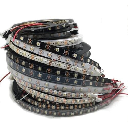 SK6812 RGBW (similar ws2812b) 4 in 1 1m/4m/5m 30/60/144 leds/pixels/m;individual addressable led strip IP30/IP65/IP67 DC5V