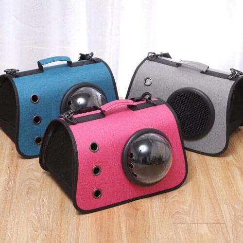 Foldable Dogs Cat Bag Breathable Portable Pet Carrier Bag Outdoor Travel backpack for Cat and Dog pet Backpack