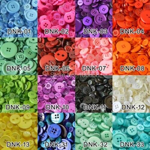 100g Approx 200pcs Mixed Size and Colour buttons For School Card Making Scrapbooking DIY Button Photos Crafts Supplies