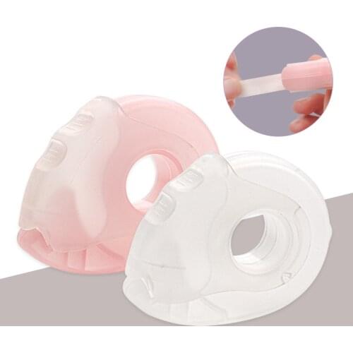 1PC Special Cutter Tape Seat Practical Transparent Plastic Adhesive Tape Dispenser Office Supplies Stationery