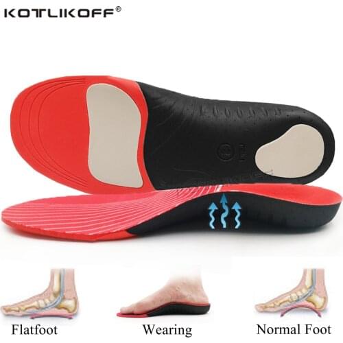 EVA Orthopedic Insoles For Feet Arch Support Flat Foot Corrector Heel Pain Daily Use Lightweight Sports Shoes Sole Insert Unisex