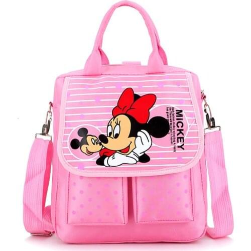 Disney Mickey mouse womens messenger bags fashion classic cartoon large-capacity Tuition package shoulder handbag travel bag
