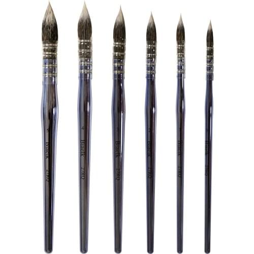 1PC 27RQ High Quality Squirrel-Imitation Hair Resin Handle Watercolor Artist Art Paint Brush