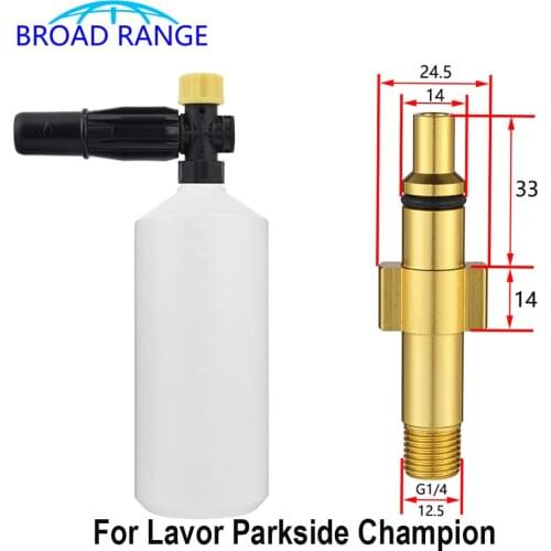 1000ml Snow Foam Lance High Pressure Washer Soap Foam Gun for Deko Parkside Lavor Denzel Defort Champion Greenworks Sterwins