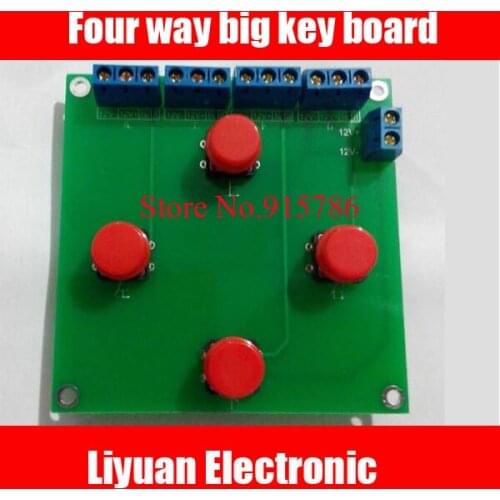2pcs Four way big key board / button board module / electronic building blocks button control panel