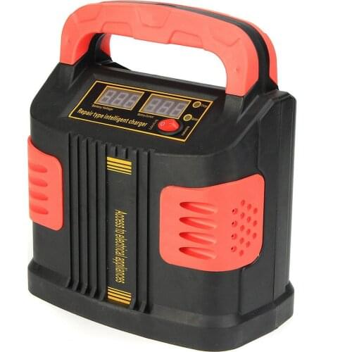50% HOT SALES！！！350W 220V Smart Full Automatic LCD Display Car Battery Charger Pulse Restorer