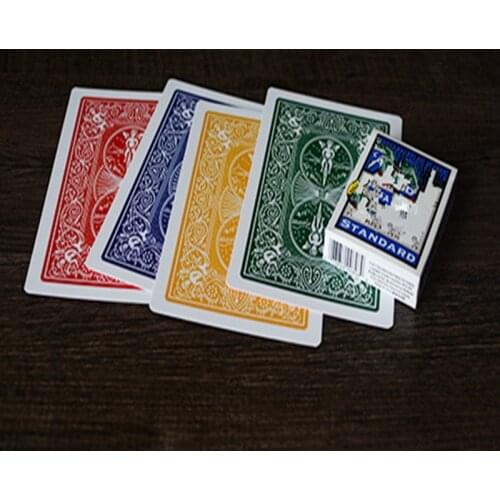 Four-color Big Card Change,A Change To White Card,Magic Trick Stage Magic Close Up Classic Magic Gimmick Magician Toys