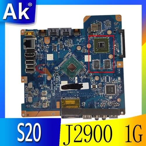 For Lenovo S20 S2000 All-in-One motherboard J2900 CPU 1G GPU ZAA30 LA-B621P S20-00 Mainboard 100% Fully Tested&High quality