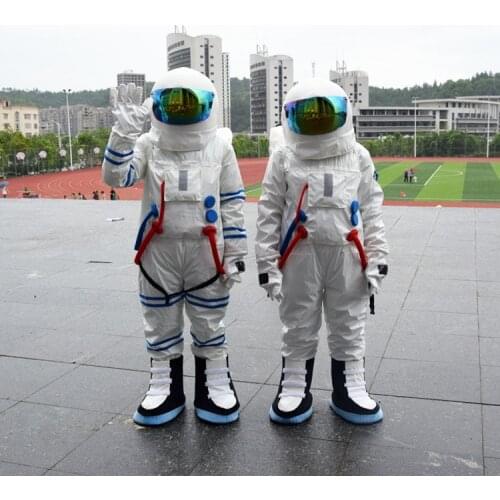 Hot Sale ! High Quality Space suit mascot costume Astronaut mascot costume with Backpack glove,shoesFree Shipping