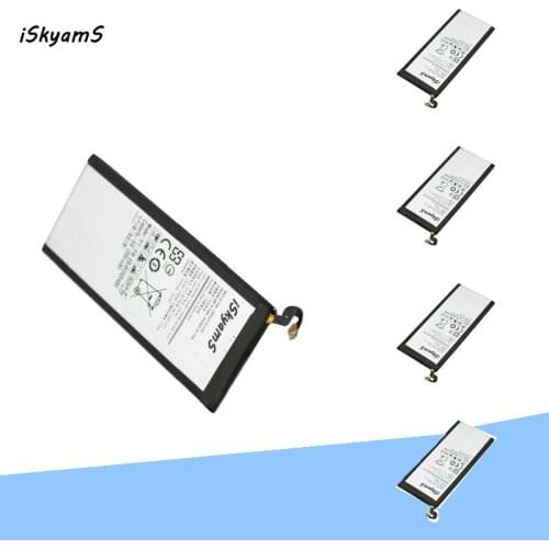 ISkyamS 5pcs/lot 2550mAh EB-BG920ABE Replacement Li-ion Battery For Samsung Galaxy S6 G9200 G920i G920f G920A G920T G920K