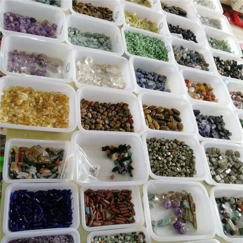 Tumbled natural crystal Stones raw mineral Natural Polished Gemstone Supplies for Wicca, Reiki, and Energy Crystal Healing 500g