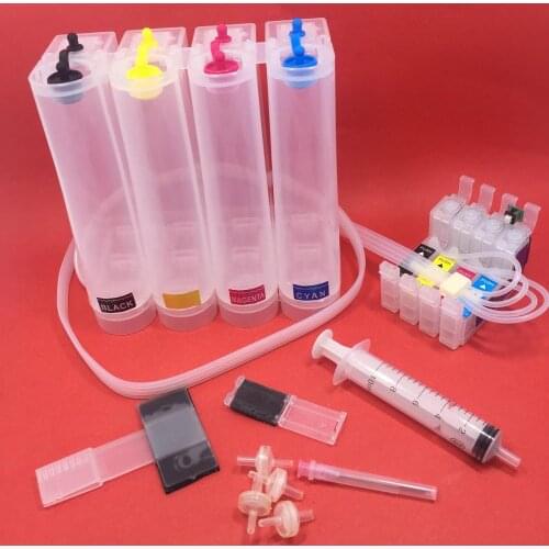 YOTAT High capacity 200ML tank CISS ink cartridge T1411 T1412 T1413 T1414 for Epson ME32 ME320 ME Office 900WD Office 960WD