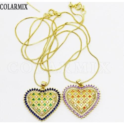 3 Pcs High Quality heart Pendant Necklace HeartJewelry Pendant Necklace Jewelry Accessories Jewelry Necklace Gift 7437