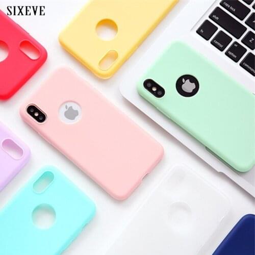 Fashion Soft Silicone Candy Pudding Case For iPhone X 11 Pro Max 8 7 6 S 6S Plus Xr Xs Max 5 5s SE 12 Mini Phone Protector Cover