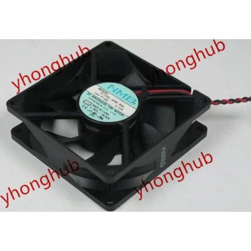 NMB-MAT 3110KL-05W-B30 P00 DC 24V 0.10A 2-wire 80x80x25mm Server Cooling Fan