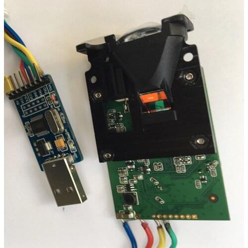 New Fast Laser Ranging Module 100m Industrial Sensor TTL232 Serial Port Connecting Single Chip Microcomputer