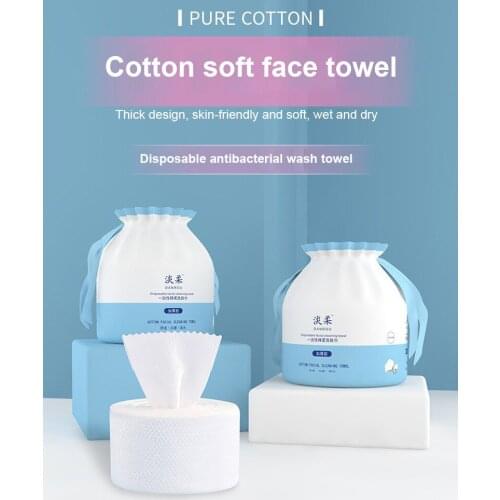 Disposable Cotton Soft Towel Thickened Cleansing Towel, Makeup Remover Cotton, Facial Cleansing Towel Roll Type