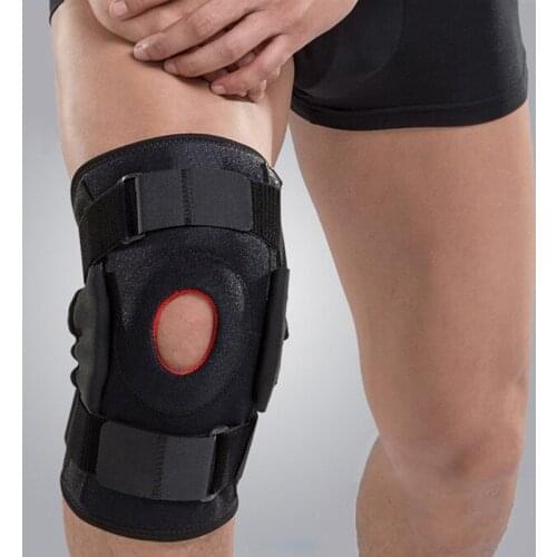 Knee Support Adjustable Knee Arthritis Protection Brace Open Patella Guard Stabilizer Cushion Leg Neopren Hinged Sleeve Kneepad