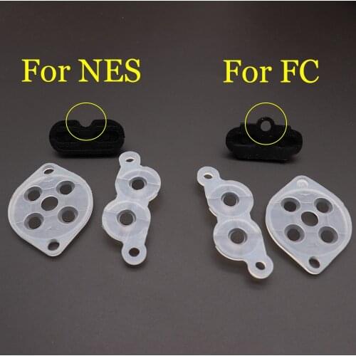 Rubber Replacement Parts For NES FC PC Controller Joy Pad Silicon Conduct Rubber Button