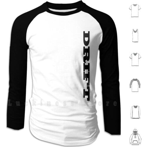 Drift Hoodies Long Sleeve Drifting Simple Sexy Sleek Tits Formula D Japan