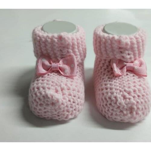 Bow Knitwear Girl Baby The intra-footpad
