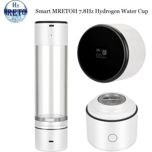 Rechargeable Nano High Hydrogen-Rich Water Bottle Generator And Smart Voice MRETOH/Molecular Resonance 7.8Hz Mini H2 Ventilator