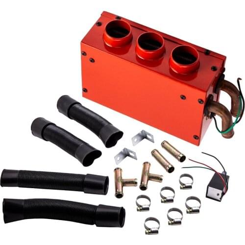 80W Car Defroster Warmer Heater 3 Holes Universal Car Heater Manual Adjustment