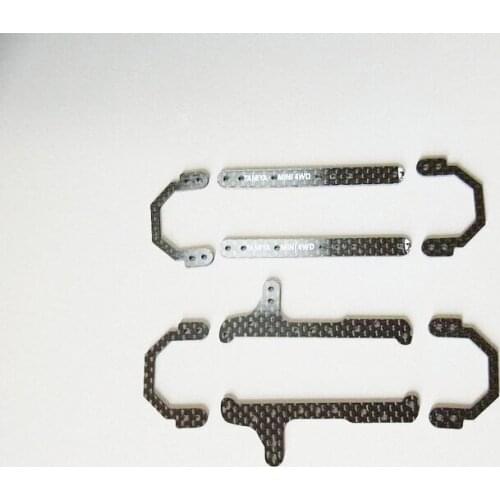 1.5mm Carbon Fiber Plates MS Inner Suspension Chassis Reinforcement Boards for Tamiya Mini 4WD Racing Car Model