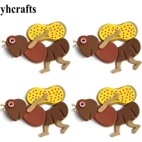 1bag/LOT Ant Lobster fish rabbit butterfly ladybug EVA foam shape without stickers Craft activity kit Baby room ornament Kid DIY