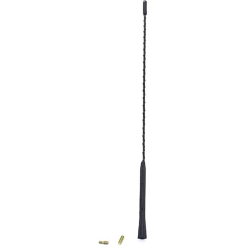 1PC Universal Antenna 16 inches Car Radio Thread Antennas Flexible Mast Spiral Aerial