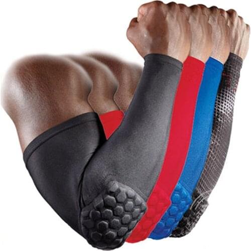 1pc arm sleeve armband elbow support Basketball Arm Sleeve Breathable Football Safety Sport Elbow Pad brace protector