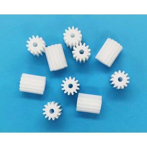 132A 0.5M 10mm Width Gear 13 Teeth OD= 7.5mm 13T 1.9mm Hole Tight for 2mm Shaft Toy Model Motor Pinions 10pcs/lot