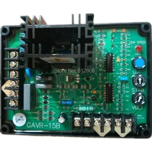 2018 GAVR-15B Universal Brushless Generator Avr 15BVoltage Stabilizer Automatic Voltage Regulator Module (black )