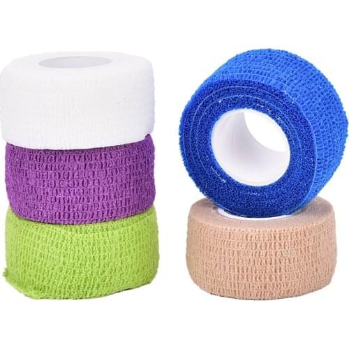 Security Protection Waterproof Self Adhesive Elastic Bandage First Aid Kit Nonwoven Cohesive Bandage 4.5CM*2.5CM