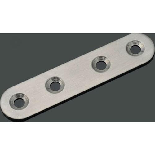 4pcs 6mm Shaft Diameter Stainless Steel Door Patch Fittings Floor Pivot