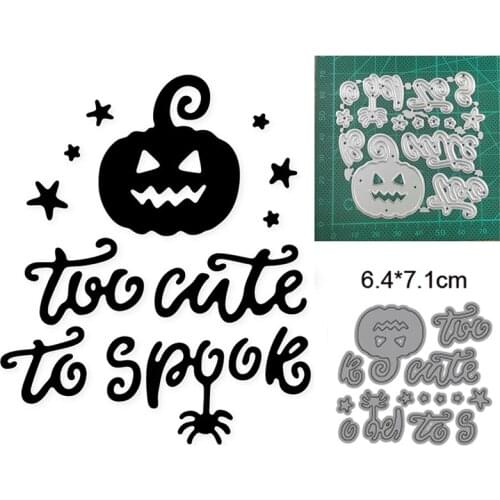 4pcs pumpkins and 1pcs bat metal cutting die diy photo album scrapbook card making stamp embossing decoration mould