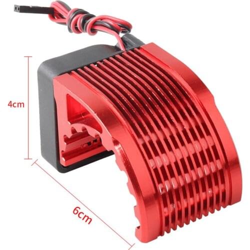 40*40mm Heatsink Fin DC 5V Fan Cooling For Hobbywing Leopard RC Brushless Motor Engine 42mm 1515 4274 4268 812 T8 K80 4272