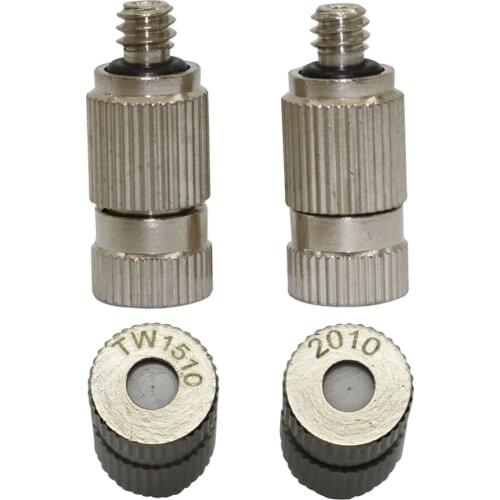 3/16" Male Thread Spray Nozzle Garden Sprinkler Plant Cooling Systeem High Pressure Misting Nozzles Fogging Sprayers 40 Pcs