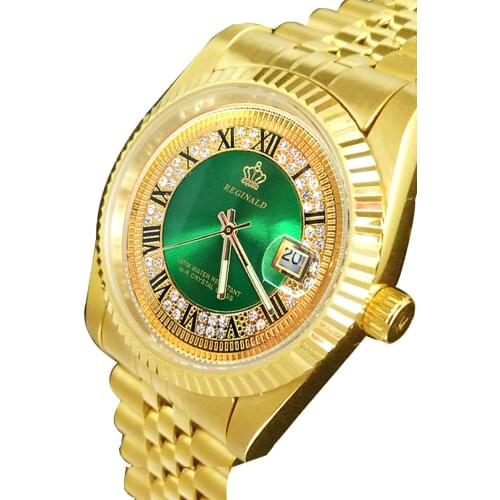 Authentic Watch mens gold old watch Stainless Steel Waterproof lLuminous Quartz Calendar digital clear womens watch gift