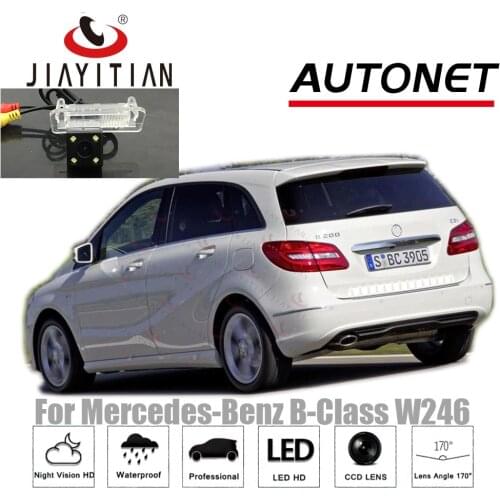 JiaYiTian car camera For Mercedes Benz B Class W246 B200 B180 B220d B250 2012~2018 CCD/rear Camera/Reverse Camera license plate