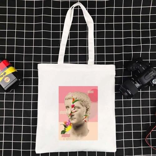 Supermarket Shopping Bag Large Tote Reusable Polyester Portable Shoulder Folding Ecobag Polyester Effortless Canvas Bag