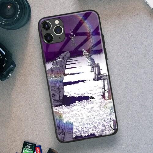 Darkness Devil Chainsaw Man Anime Soft TPU Glass Phone Case for IPhone SE 6s 7 8 Plus X Xr Xs 11 12 Mini Pro Max Samsung