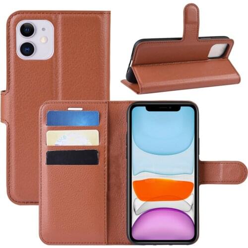 Hot Soft PU Shockproof Anti-fall Mobile Phone Case Thin Mobile Phone Case Portable Flip Wallet Phone Case for Iphone12 11 XR