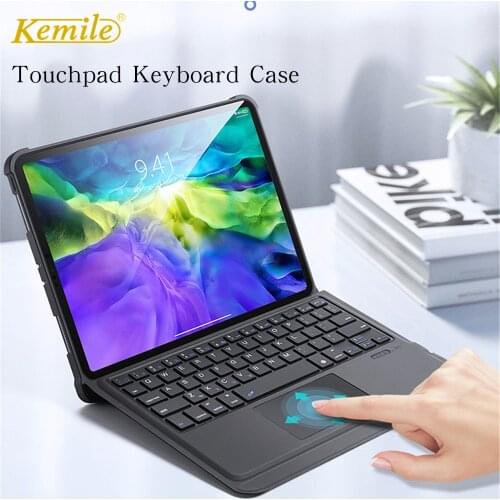 Touchpad Keybaord Case For iPad Pro 11 2020 Air 3 10.5 Funda W pencil holder Case For iPad 8th 10.2 2020 Air 4 10.9 cover Keypad