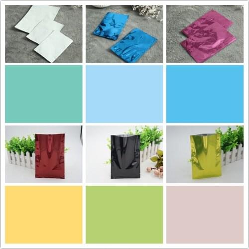 Color aluminum foil flat pocket, Heat Seal Plating, Storage, Cosmetics packaging