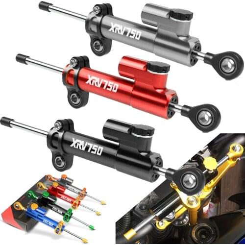 For Honda Africa Twin XRV 650 XRV750T XRV650 CRF1000L XRV750 1990-2003 2001 Motorcycle Damper Steering Stabilize Safety Control