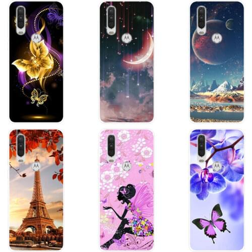 For Moto One Action Case Silicone Cover Soft TPU Phone Case For Moto One Vision One Zoom OneAction Case