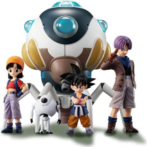 Dragon Ball Z PB Limited Ultima Black Star GT HG Gacha Goku Trunks Chichi Action Figures Dolls Collectible Model Toys