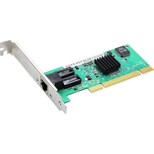 HOT-1 Port PCI Gigabit Ethernet Network Card for Home/Office/Diskless Gigabit Network Card 10/ 100/ 1000 (Mbps)